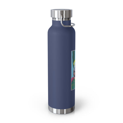 Exquisite Elegance by Umberto Brunelleschi Copper Vacuum Insulated Bottle, 22oz