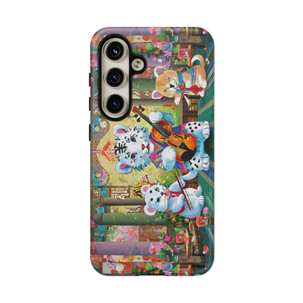 Melodies of the Snow Lion Cub Phone Cases