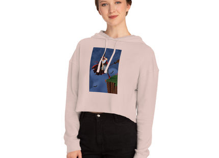 The Enchanted Witch Women’s Cropped Hooded Sweatshirt