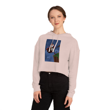 The Enchanted Witch Women’s Cropped Hooded Sweatshirt