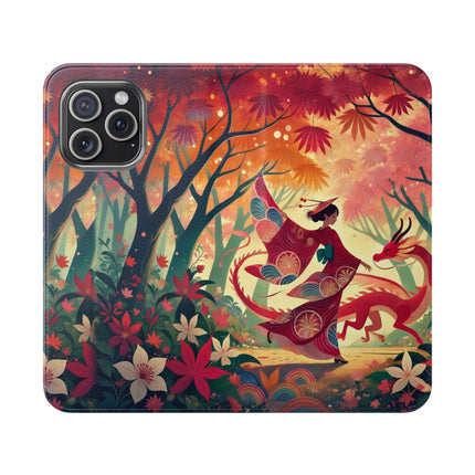 The Dragon Fairy’s Dance Flip Case – Enchanted Grace & Spring Magic