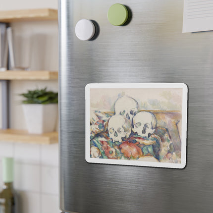 The Three Skulls by Paul Cézanne Die-Cut Magnets (5 Sizes)