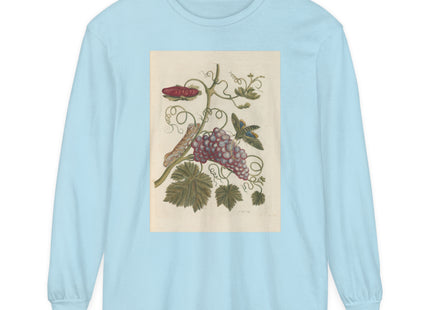 Botanical Pl.49 by Maria Sibylla Garment-dyed Long Sleeve T-Shirt