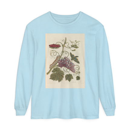 Botanical Pl.49 by Maria Sibylla Garment-dyed Long Sleeve T-Shirt