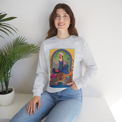 December & Tanzanite (from the Gem Series) by Sofia Chiostri Heavy Blend™ Crewneck Sweatshirt