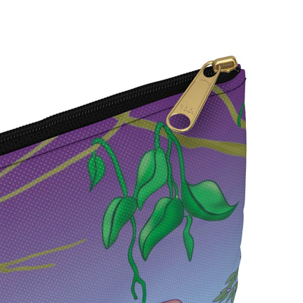 A Fairy’s Delight Accessory Pouch – Art Deco Whimsy & Floral Grace