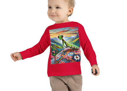 The Joyful Mantis Toddler Long Sleeve Tee