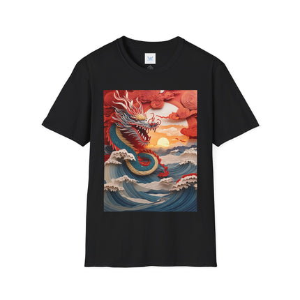 Stormbound Dragon Garment-Dyed T-shirt Softstyle T-Shirt