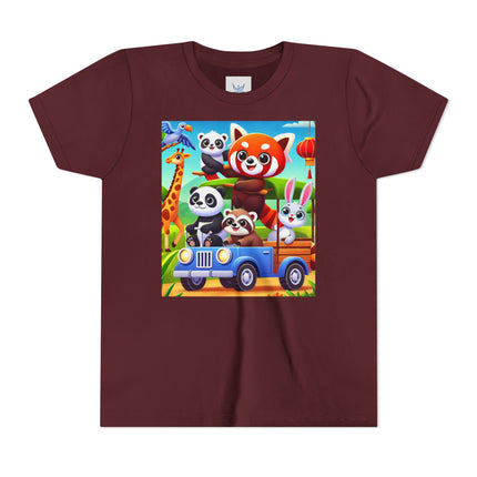 Safari Friends on the Move Youth Short Sleeve Tee