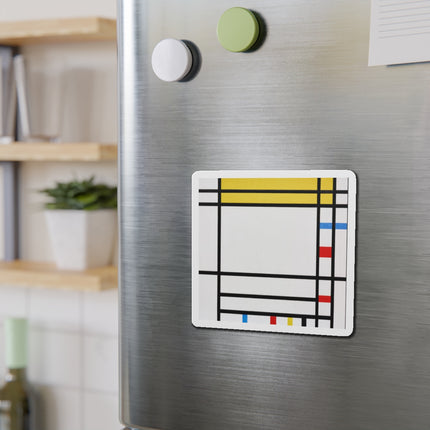 Place de la Concorde by Piet Mondrian Die-Cut Magnets (5 Sizes)