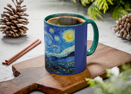 The Starry Night by Vincent Van Gogh Colorful Mugs (11oz, 15oz)