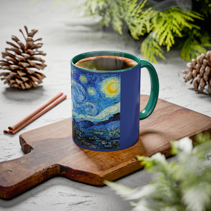 The Starry Night by Vincent Van Gogh Colorful Mugs (11oz, 15oz)
