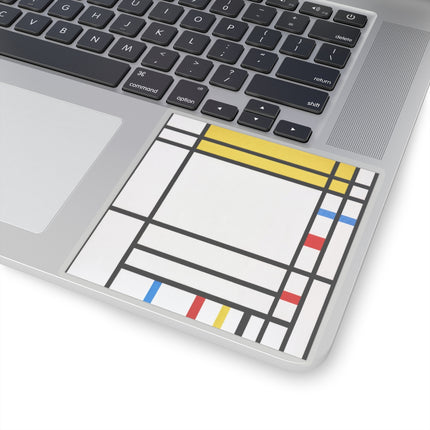 Place de la Concorde by Piet Mondrian Kiss-Cut Stickers (4 Sizes)