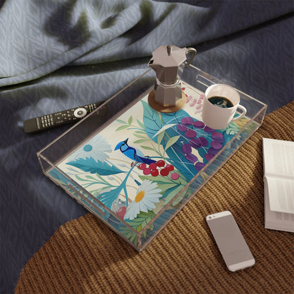 A Woodland Symphony Acrylic Serving Tray