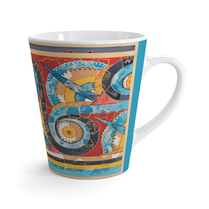 Reproduction of S-Spiral Frieze by Emile Gilliéron Latte Mug