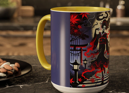 Halloween Sorceress Colorful Mugs (11oz, 15oz)