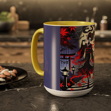 Halloween Sorceress Colorful Mugs (11oz, 15oz)