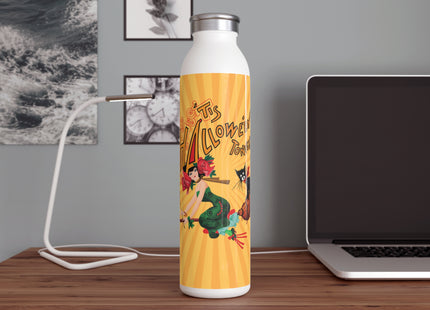 The Bewitching Ride Slim Water Bottle