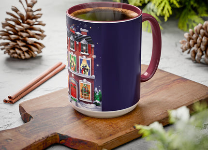 A Christmas Eve Celebration Colorful Mugs (11oz, 15oz)