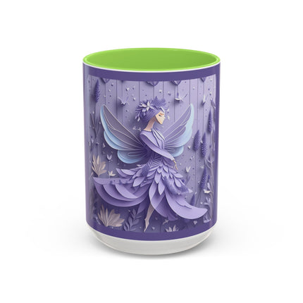 Lavender Fairy Colorful Mugs (11oz, 15oz)