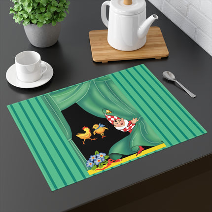 Easter Elf's Whimsy Placemat, 1pc