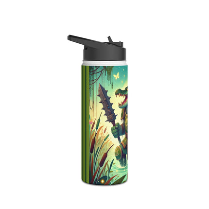 Swamp Tyrant Stainless Steel Water Bottle, Standard Lid