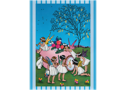 Enchanted Easter Gathering Acrylic Art Block