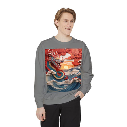 Stormbound Dragon Garment-Dyed Sweatshirt