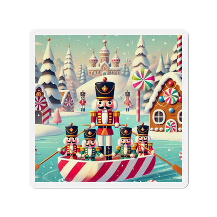 Nutcracker Candy-Striped Adventure Die-Cut Magnets (5 Sizes)