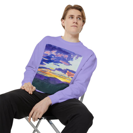 Naturstudie XII by Karl Wiener Garment-Dyed Sweatshirt