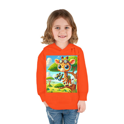 Giraffe Lookout Toddler Pullover Fleece Hoodie