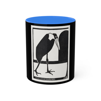 A Lame Marabou by Samuel Jessurun de Mesquita Colorful Mugs, 11oz