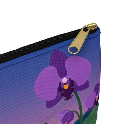 🪷🛶 The Lady Of The Lotus Lake Accessory Pouch – Art Deco Garden Voyage