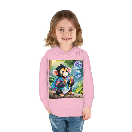 Bubble Magic in the Jungle Toddler Pullover Fleece Hoodie