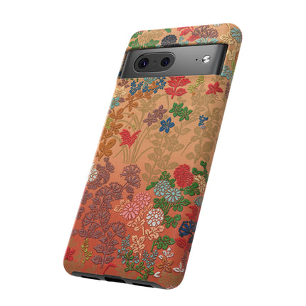 Ornamental Japanese Flower Pattern Phone Cases