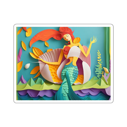Charming Mermaid Kiss-Cut Stickers (4 Sizes)