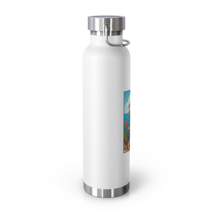 Three Mermaids with Strings of Pearls by Carlo Chiostri Copper Vacuum Insulated Bottle, 22oz