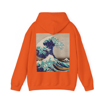 The Great Wave off Kanagawa by Katsushika Hokusai Heavy Blend™ Hooded Sweatshirt