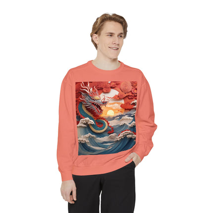 Stormbound Dragon Garment-Dyed Sweatshirt