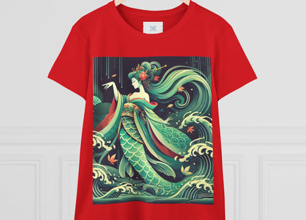 Mermaid Queen Rising from the Deep Women's Midweight Cotton Tee