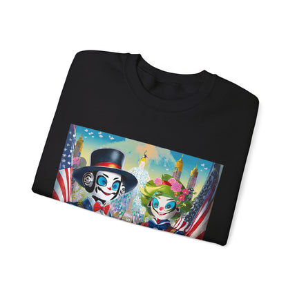 Cyber Punk Warrior Robots Unisex Heavy Blend™ Crewneck Sweatshirt