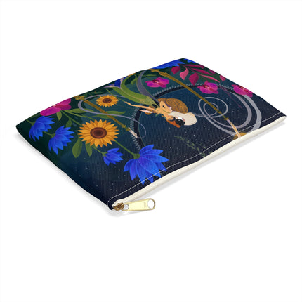 🌙🕯️ The Lady Of The Midnight Garden Accessory Pouch – Art Deco Nocturne