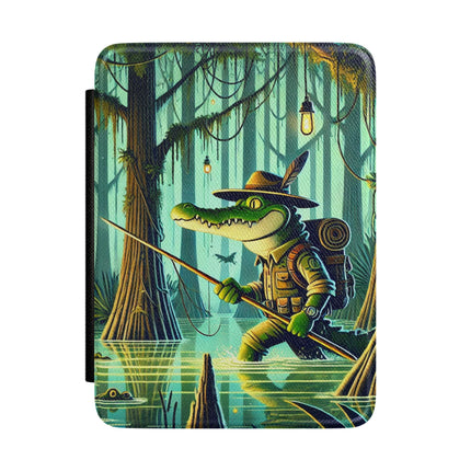 Swamp Stalker Kindle Case – Stealthy Predator & Misty Mystery