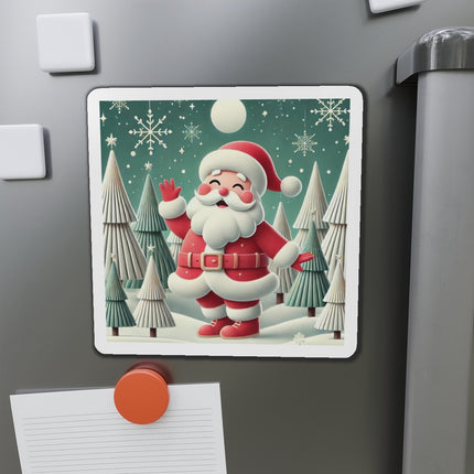Santa's Joyful Night Die-Cut Magnets (5 Sizes)