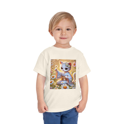Daisy Chain Whimsy Toddler Short Sleeve Tee