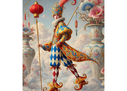 The Ornamental Jester Matte Vertical Posters