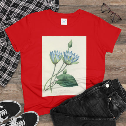 Choix des plus belles fleurs, Plate 055 by Pierre Joseph Redouté  Women's Midweight Cotton Tee