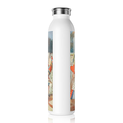 Off with her head! Off with— by Sir John Tenniel Slim Water Bottle