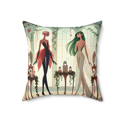 Fairy Treasures Spun Polyester Square Pillow