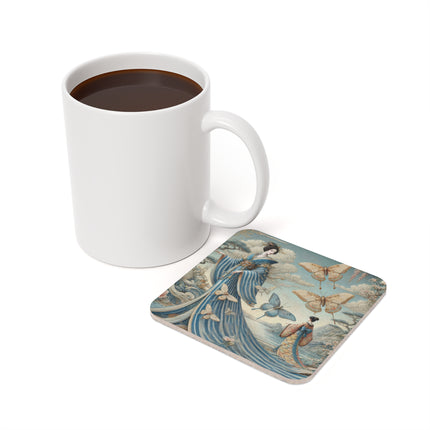 Butterfly Empress Coaster – Graceful Butterflies & Timeless Elegance